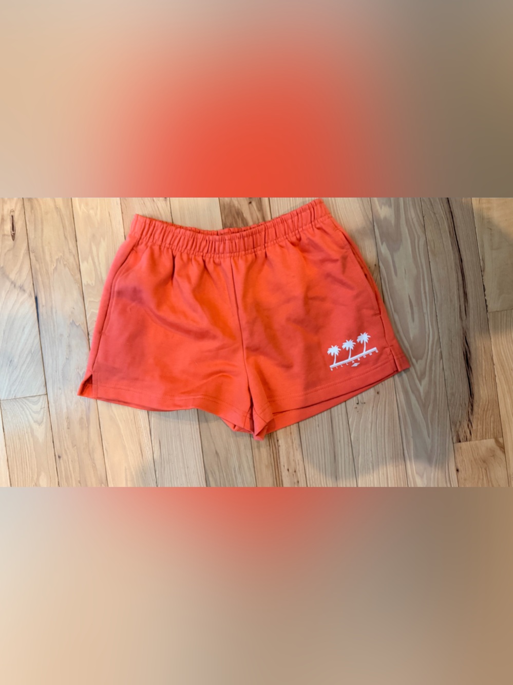 Coral Palm Graphic Women's/teen Shorts